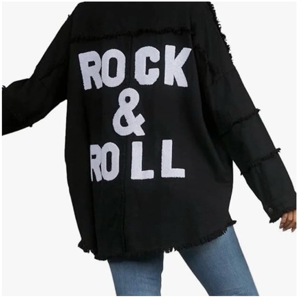 New with tags Elan Rock and Roll oversized jacket - Picture 1 of 6
